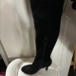 Justin Boots Black Over the Knee Women's Boots